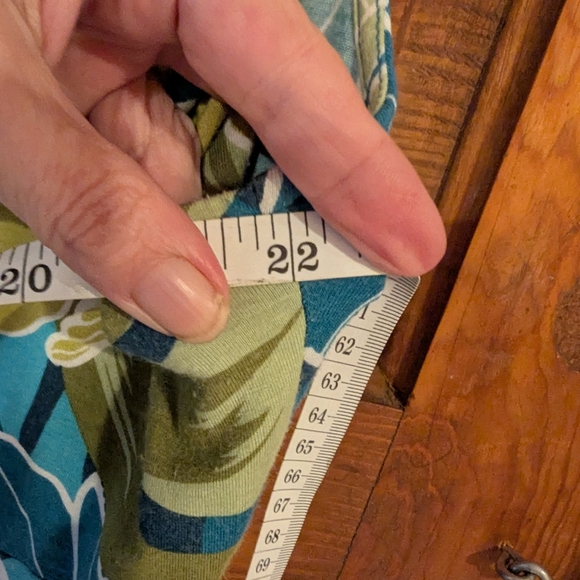 Croft & Barrow Blue and Green Sleeveless Maxi Sundress - Picture 9 of 9